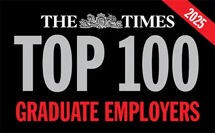The Times Newspaper Top 100 Graduate Employers Award 2025 logo