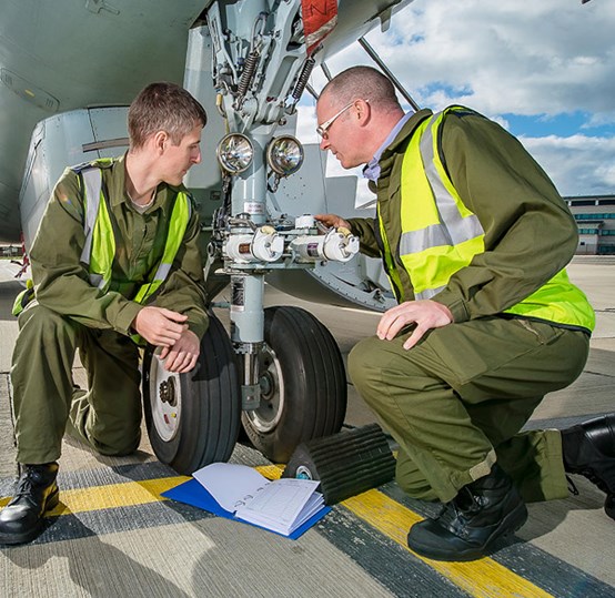 Job levels in the civilian world can vary from company to company - in the RAF it’s easy to see what your next step is.